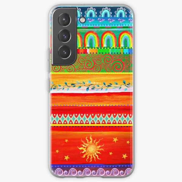 bunte Borten Samsung Galaxy Flexible Hülle