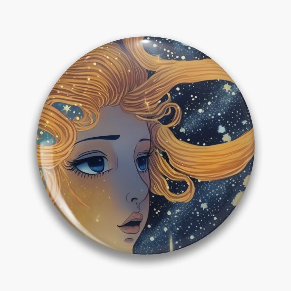 Artikelvorschau, Astrologie Wassermann Himmlisches Wicca-Mädchen und Sterne entworfen und verkauft von WILDEVIOLET.