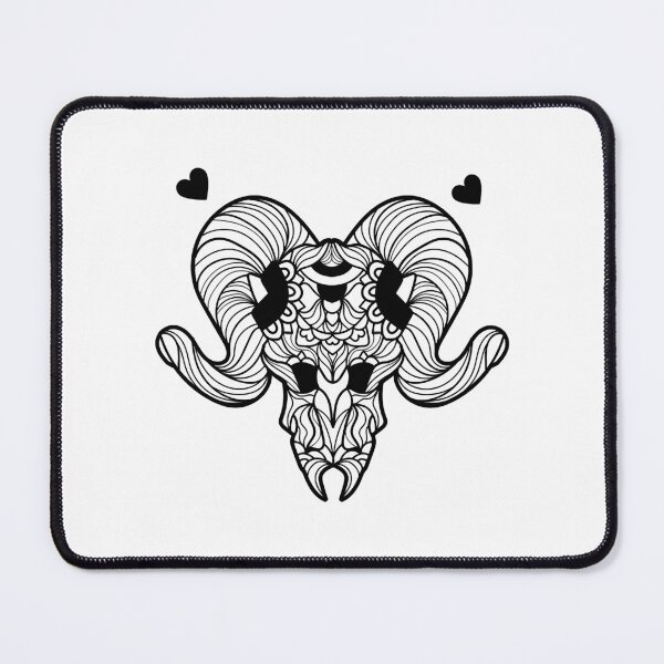 Item preview, Ram Skull Mandala designed and sold by SuddenlySomeda.