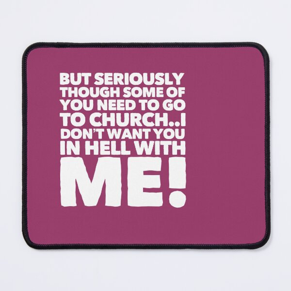 Item preview, Going to church funny quote sticker designed and sold by t1n3333.