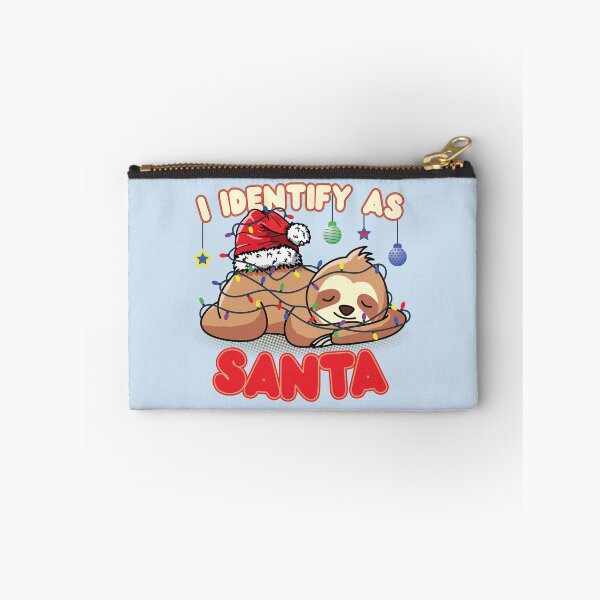 Item preview, I Identify As Santa | Cute Santa Sloth Tangled Up In Christmas Lights | Funny Christmas Meme | Christmas Gift Ideas designed and sold by DrawingBoard.