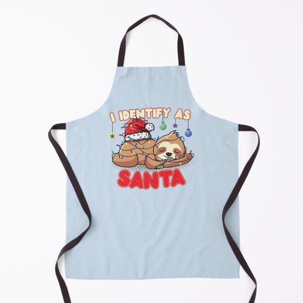 Item preview, I Identify As Santa | Cute Santa Sloth Tangled Up In Christmas Lights | Funny Christmas Meme | Christmas Gift Ideas designed and sold by DrawingBoard.