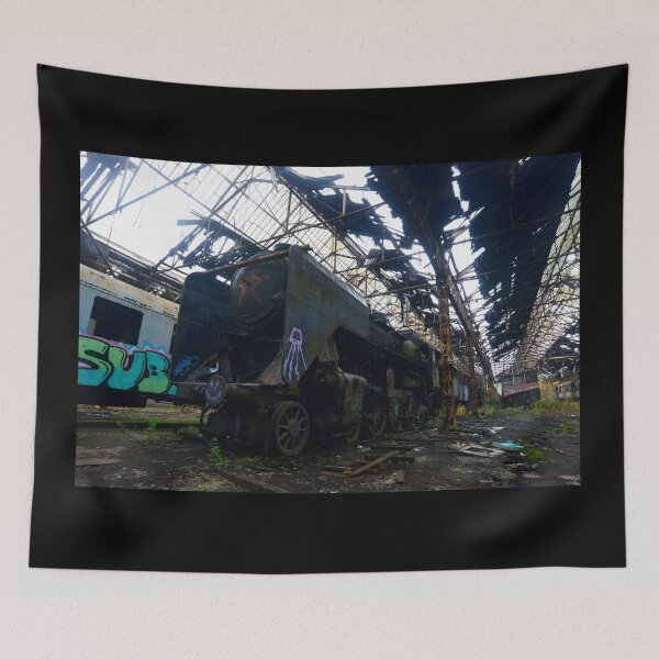 Item preview, Abandoned Steam Loco, Red Star train Graveyard, Budapest designed and sold by Random Railways.