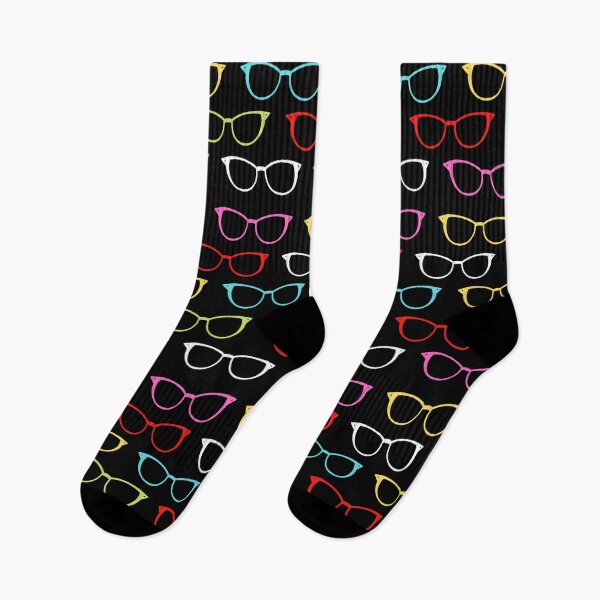 Item preview, Colorful Hipster Eyeglasses Pattern Cute And Beautiful Eyeglasses Pattern designed and sold by SeemDev786.
