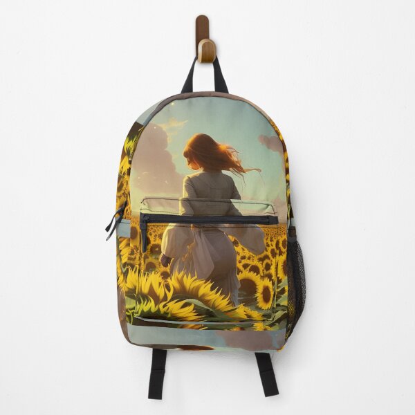 Item preview, The girl in the sunflower field designed and sold by pixelated_echoes.