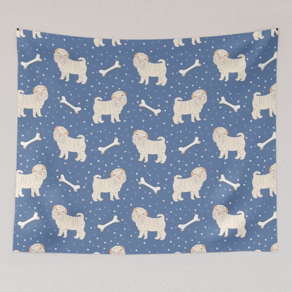 Item preview, Shar Pei Puppy - Cream 1 designed and sold by Lulupainting.