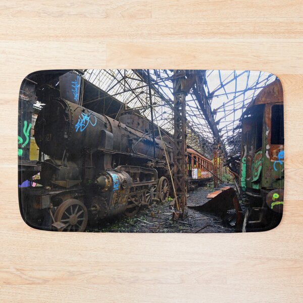 Item preview, Abandoned Steam Loco, Red Star train Graveyard, Budapest designed and sold by Random Railways.