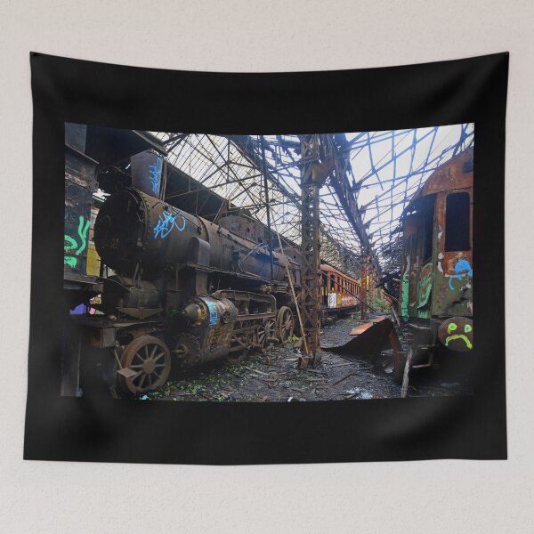 Item preview, Abandoned Steam Loco, Red Star train Graveyard, Budapest designed and sold by Random Railways.
