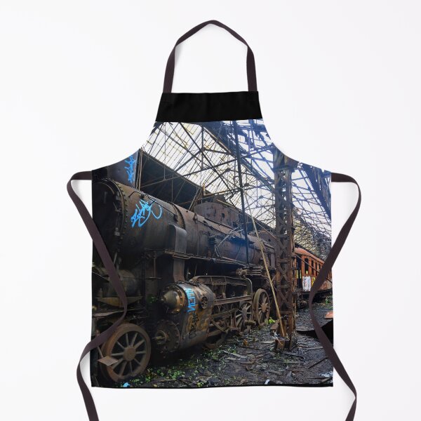 Item preview, Abandoned Steam Loco, Red Star train Graveyard, Budapest designed and sold by Random Railways.