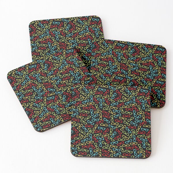 Item preview, Colorful Hipster Eyeglasses Pattern Cute And Beautiful Eyeglasses Pattern designed and sold by SeemDev786.