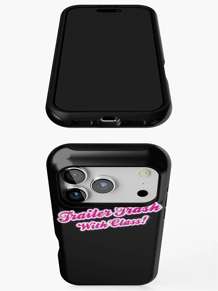 Thumbnail 3 of 4, iPhone Case, Trailer Trash with Class (Filled) [Roufxis-Rb] designed and sold by RoufXis.
