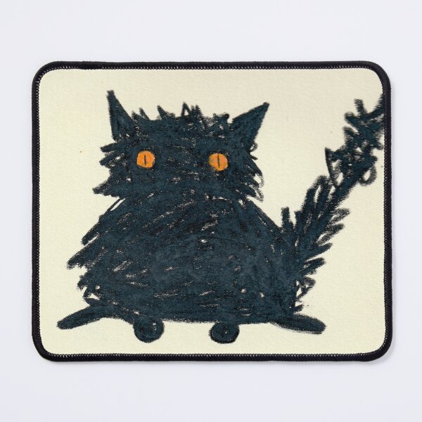 Item preview, scribble cat (brighter scan) designed and sold by elskerdoodles.