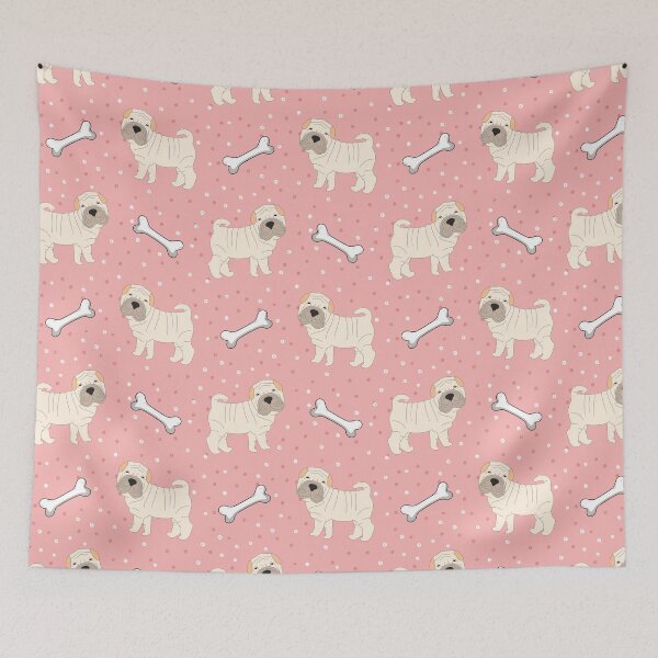 Item preview, Shar Pei Puppy - Cream 2 designed and sold by Lulupainting.