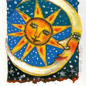 Artwork thumbnail, Moon and Sun by Arema Arega