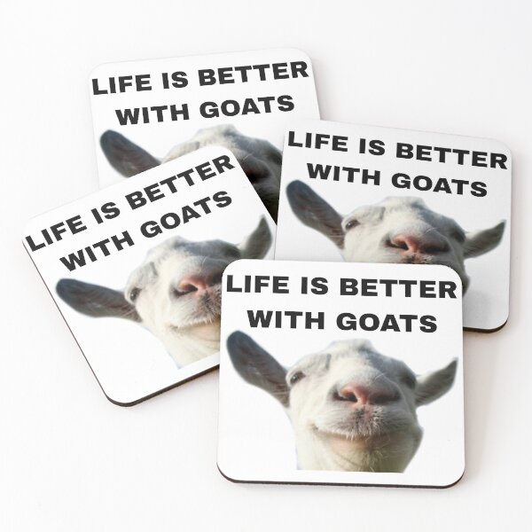 Item preview, Life is better with Goats - Goat Simulator Funny #2 designed and sold by Trendy-Now.