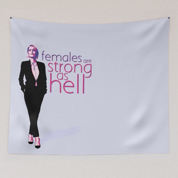 Item preview, Females Are Strong as Hell - Gillian Anderson designed and sold by NakedLightBulb.