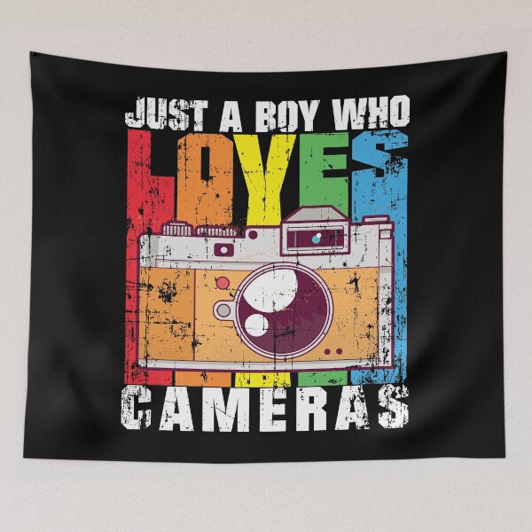 Item preview, JUST A BOY WHO LOVES CAMERAS designed and sold by starider.