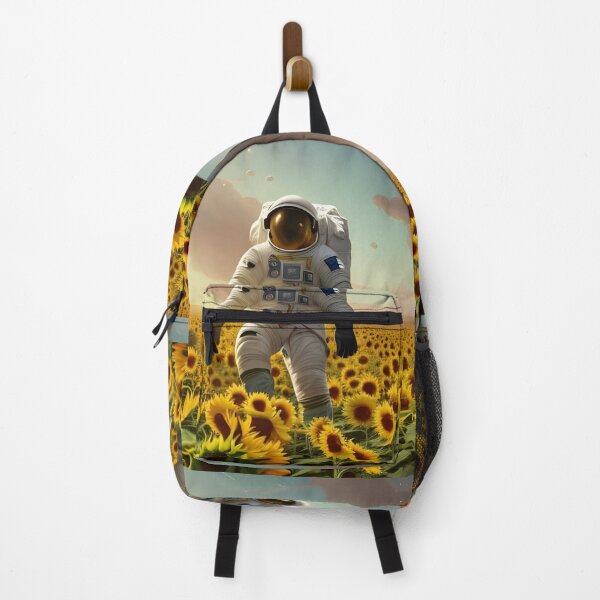 Item preview, The astronaut in the sunflower field designed and sold by pixelated_echoes.