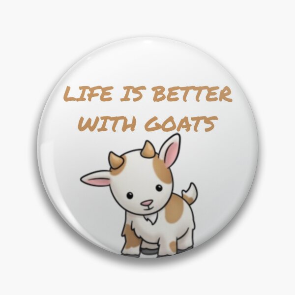 Item preview, Life is better with Goats - Goat Simulator Funny #3 designed and sold by Trendy-Now.