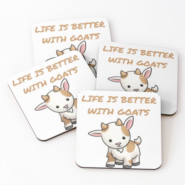 Item preview, Life is better with Goats - Goat Simulator Funny #3 designed and sold by Trendy-Now.