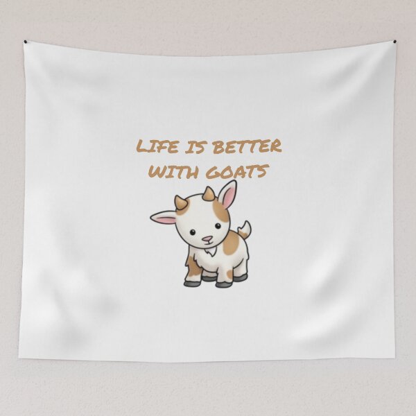 Item preview, Life is better with Goats - Goat Simulator Funny #3 designed and sold by Trendy-Now.
