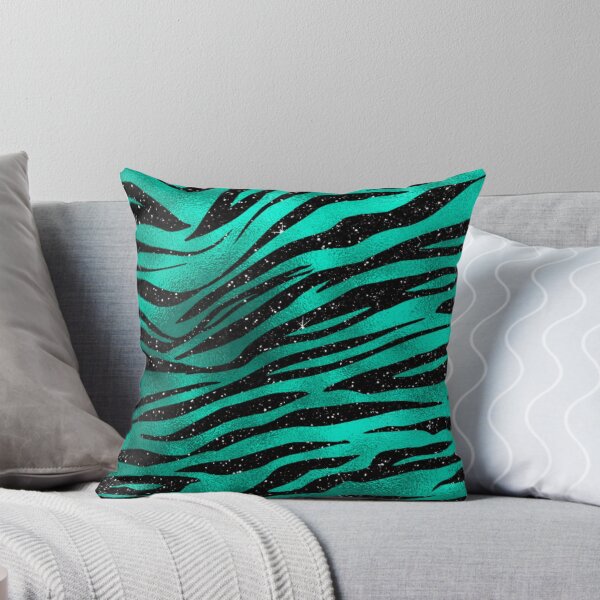 Item preview, Jade Green and Black Tiger Stripe Pattern designed and sold by Paulele.
