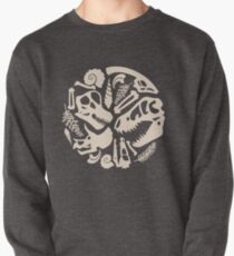 Fossil Pattern Pullover Sweatshirt