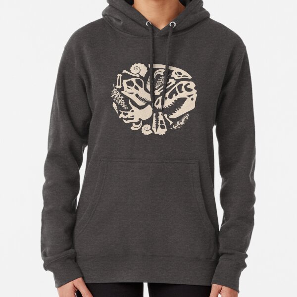 Fossil Pattern Pullover Hoodie