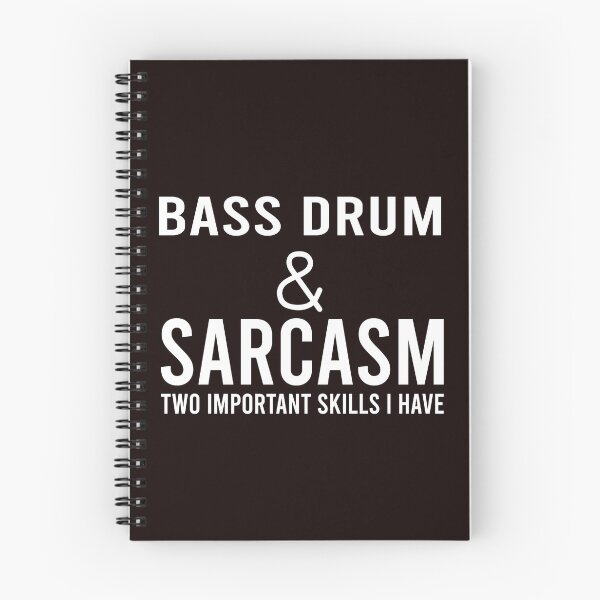 Item preview,  Bass Drum And Sarcasm, Funny Drumming designed and sold by Aerial Addicts.