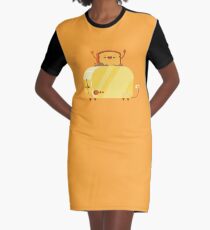 Toast brûlant Robe t-shirt