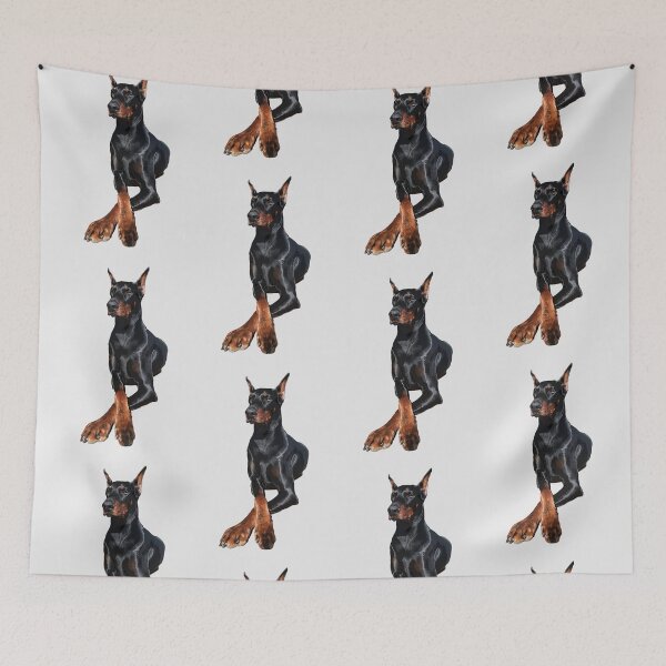 Item preview, Doberman Dog Dobermann Pinscher designed and sold by ElegantCat.