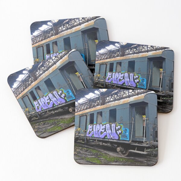 Item preview, Abandoned railway carriage, Red Star train Graveyard, Budapest designed and sold by Random Railways.