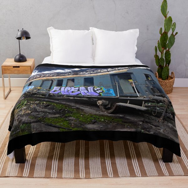 Item preview, Abandoned railway carriage, Red Star train Graveyard, Budapest designed and sold by Random Railways.