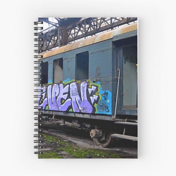 Item preview, Abandoned railway carriage, Red Star train Graveyard, Budapest designed and sold by Random Railways.