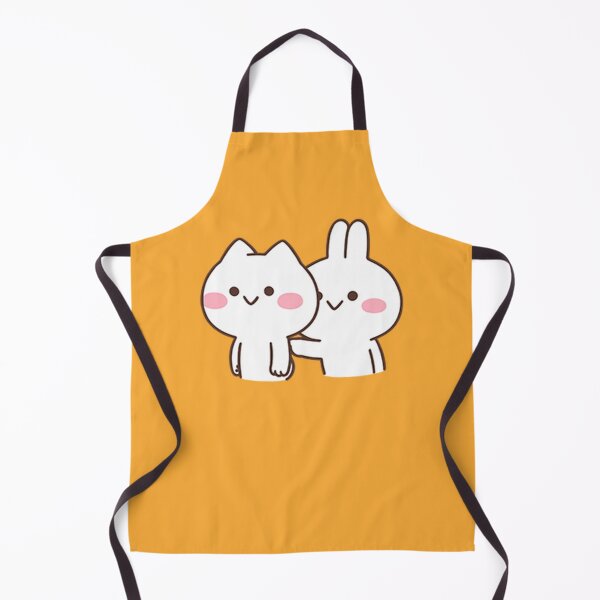 Item preview, Cute Bunny And Cat Pink Cheeks Couple designed and sold by horseford76.