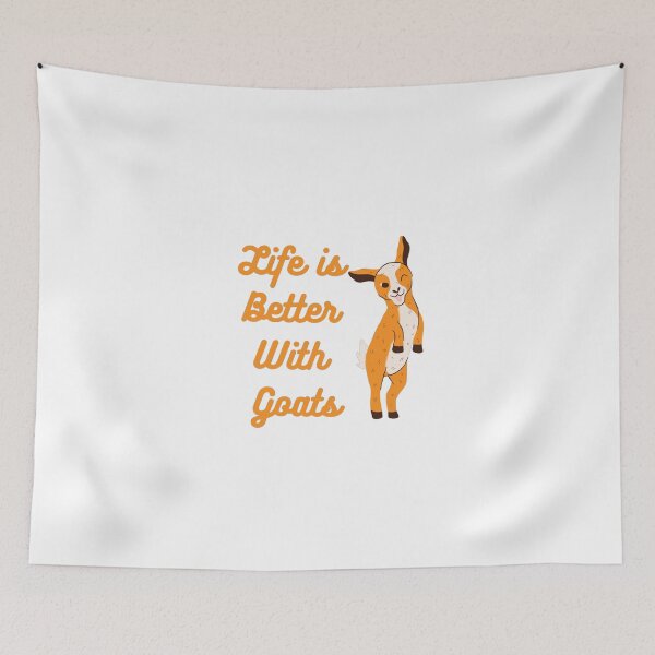 Item preview, Life is better with Goats - Goat Simulator Funny #4 designed and sold by Trendy-Now.