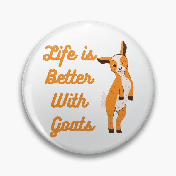 Item preview, Life is better with Goats - Goat Simulator Funny #4 designed and sold by Trendy-Now.