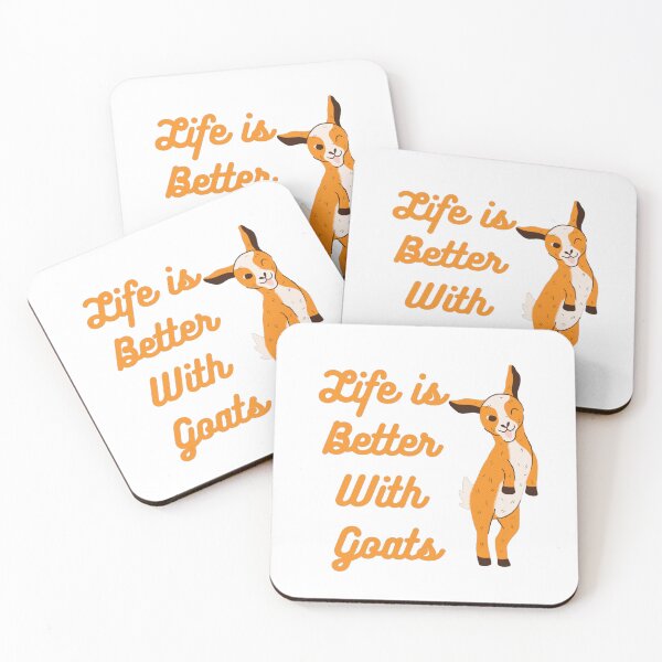 Item preview, Life is better with Goats - Goat Simulator Funny #4 designed and sold by Trendy-Now.