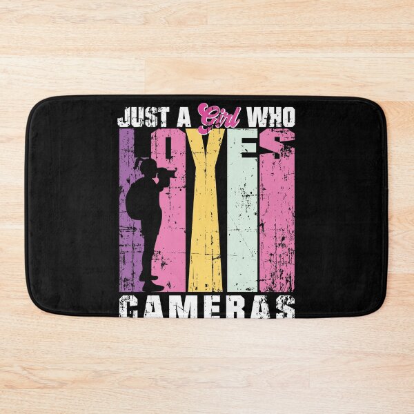Item preview, JUST A GIRL WHO LOVES CAMERAS designed and sold by starider.