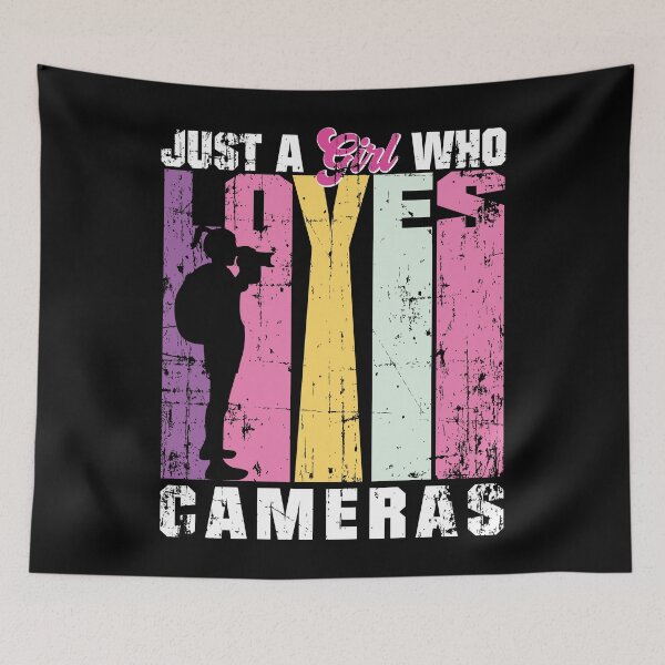 Item preview, JUST A GIRL WHO LOVES CAMERAS designed and sold by starider.
