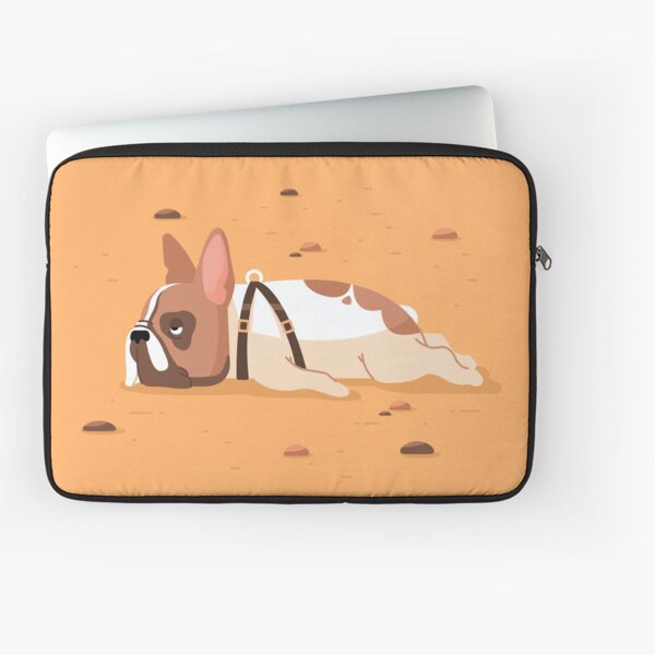 French Bulldog Walking Laptop Sleeve