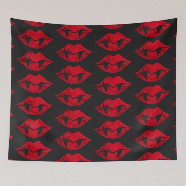 Item preview, Vampire Lips With Protruding Vangs designed and sold by Soaked-N-Bleach.