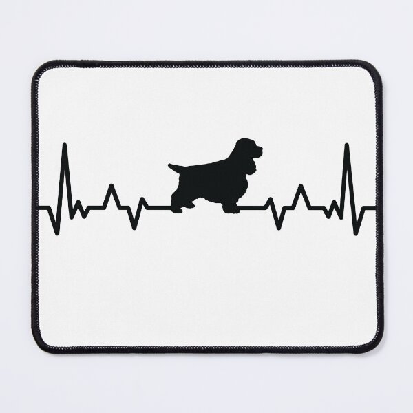Item preview, Funny cocker spaniel Heartbeat designed and sold by shokA Design.