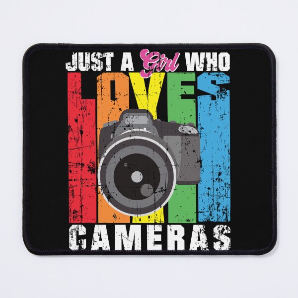 Item preview, JUST A GIRL WHO LOVES CAMERAS designed and sold by starider.
