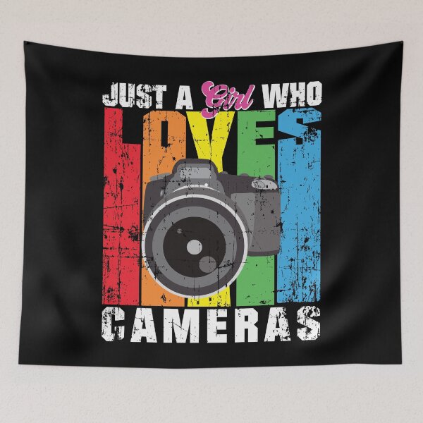 Item preview, JUST A GIRL WHO LOVES CAMERAS designed and sold by starider.