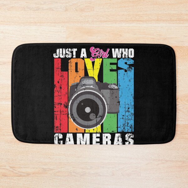 Item preview, JUST A GIRL WHO LOVES CAMERAS designed and sold by starider.