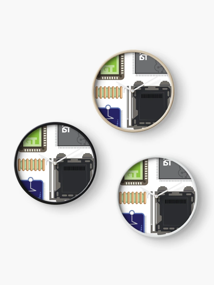 Thumbnail 3 of 4, Clock, Computer Elements designed and sold by vectorworks51.