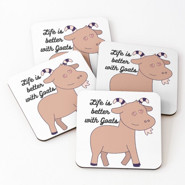 Item preview, Life is better with Goats - Goat Simulator Funny #5 designed and sold by Trendy-Now.