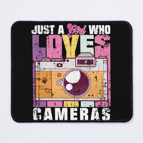 Item preview, JUST A GIRL WHO LOVES CAMERAS designed and sold by starider.