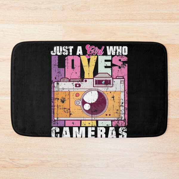 Item preview, JUST A GIRL WHO LOVES CAMERAS designed and sold by starider.